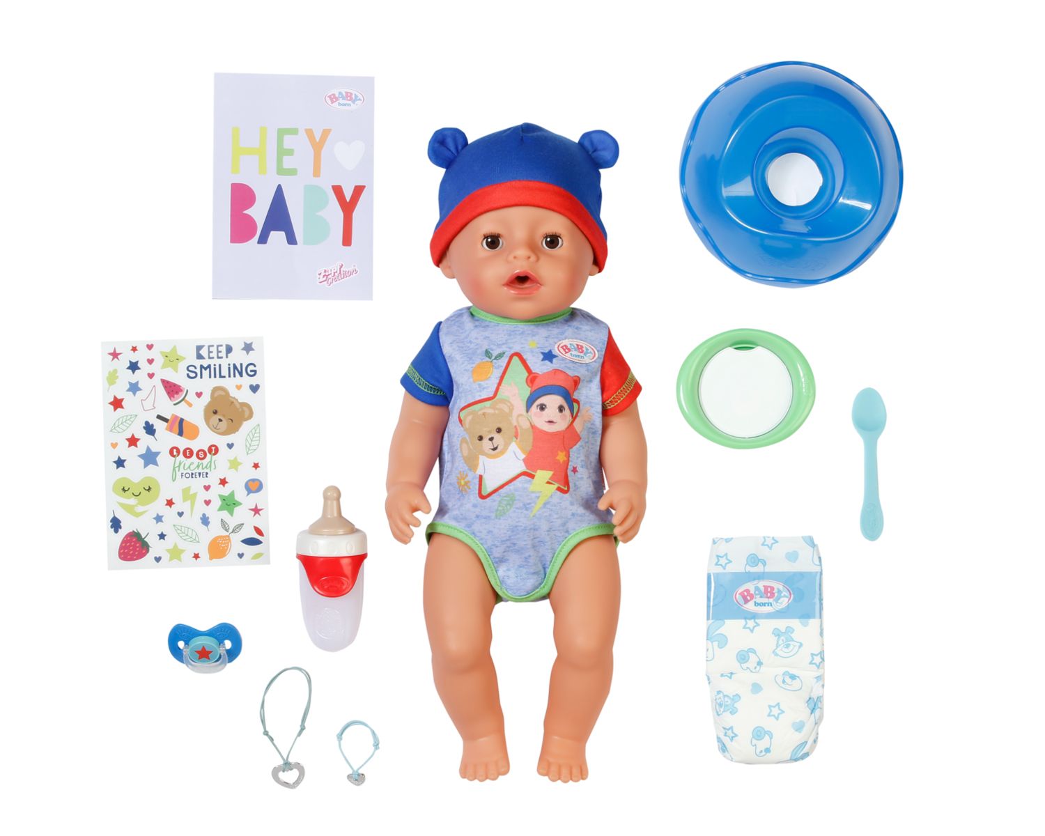 Zapf BABY born Jonas (43 cm) - Baby Doll - Male - Multicolour