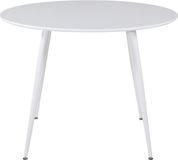 Hioshop Plaza eetkamertafel Ø100cm wit
