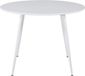 Hioshop Plaza eetkamertafel Ø100cm wit
