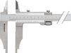 Promat/Tecwerk Werkplaatsschuifmaat | DIN 862 | 500 mm | met meetpunten | snavellengte 150 mm - 4000851137