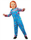 Rubies Chucky Kinderkostuum - Jumpsuit met masker - Maat 7-8 Jaar