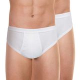 Athena - Set van 2 basic herenslips – slips van 100% biologisch katoen – open pasvorm, ergonomisch, comfort en grip – Oeko-Tex Standard 100 label