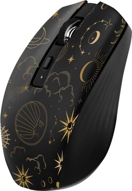 T'nB ASTRO muis Rechtshandig Bluetooth + USB Type-A 1600 DPI Zwart