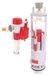 SOMATHERM FOR YOU WC-mechanisme met dubbele spoeler NF en omkeerbare vlotterklep, instelbaar 190-300 mm, 3/6 liter, 10 jaar garantie