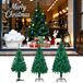 TANYEAR Kerstboom, kunstmatige dennenboom, 150 cm, decoratieve boom, kerstdecoratie, groen