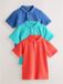 Next - Jongens - Verpakking van 3 poloshirts met korte mouwen - Blauw