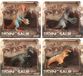 Amuuso Medium Solid Dinosaurs 20X10X18 Ass.