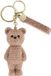 Van Manen sleutelhanger teddybeer goud polystone glitter speelgoed.
