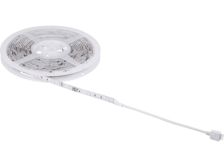 isy LED strip 5 m meerkleurig - wit