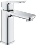 Grohe Cubeo 1-gats Wastafelkraan - M-Size - gladde body - met afvoerplug - chroom
