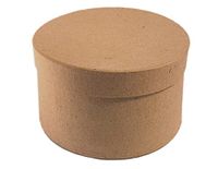 Box Papiermaché Box, Rond, Diameter 15 x 7 cm