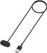 Strap-it Chargeur USB-A Compatible Fitbit Air – Câble de recharge de remplacement – 1 mètre – Noir