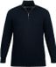 JP 1880 Heren Gebreide Troyer met Opstaande Kraag en Rits - Donkermarine - Maat 3XL