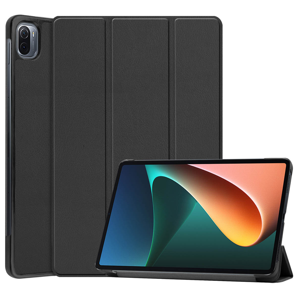 imoshion Trifold Bookcase Xiaomi Pad 5 / 5 Pro tablethoes - Zwart
