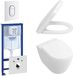 Villeroy & Boch Subway Compact Toiletset directflush inbouwreservoir - diepspoel wandcloset bedieningsplaat verticaal - wit