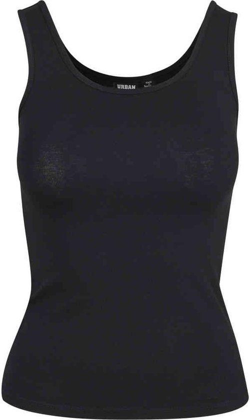 Urban Classics 2-Pack Basic Stretch Dames Top - Zwart - XS