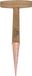 Esschert Design Pootstok 27,6 Cm Hout/staal Naturel/koper