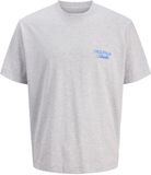 JACK&JONES JORNORREBRO TYPO TEE SS CREW NECK NOOS Heren T-shirt Wit Melange XXL