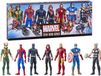 Avengers Figuren, Maxi-pak, 7 figuren van 30 cm, 5 accessoires, Marvel Avengers Titan Hero Series