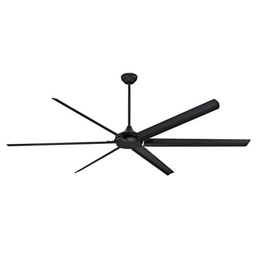 Westinghouse Lighting 254 cm plafondventilator Widespan mat zwart met afstandsbediening en DC-motor