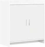 vidaXL Dressoir Wit 72 x 36 x 80 cm Bewerkt hout