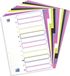 Oxford MyColour tabbladen, formaat A4, 12 tabs, 20 stuks