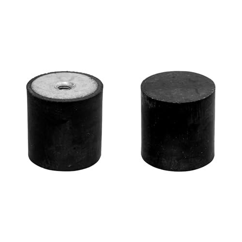 2x Silentblock Rubberen Steunen - Schokdemping - M6 x 6mm - 25 x 13mm