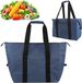 Icecat Sac de pique-nique multifonctionnel isolé - 55*35*38 cm - bleu - 20 litres - Accessoire de voyage avec isolation PEVA
