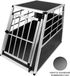 MonsterShop Monster Group BV Hondenkooi voor auto - zwart/zilver - large