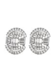 Gaya Leo E-Commerce Ltd. Gaya Earrings 14 karaat Koper Zilver Wit 1.70 cm
