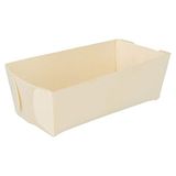 García de Pou 223.64 schaaltjes, rechthoekig, 12 x 6,2 x 4 cm, natuurlijk hout, 50 stuks