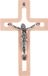 Croix suspendue en bois moderne sans marque - 18x12x1,4 cm