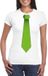 Bellatio Decorations Shoppartners Bv Wit t-shirt met groene stropdas dames XL