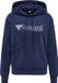 Hummel Donkerblauw Sweatshirt - Dames - Maat XL - Katoen - Hoodie - Herfst/Winter 2022