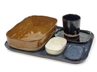 Serax - Merci La Nouvelle Table - Extra Diep Bord L - Okerbruin - 4 stuks