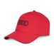 Audi 3132402620 baseballpet met logo, rood, één maat