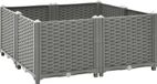 Maison Exclusive - Jardinière surélevée, 80 x 80 x 38 cm, polypropylène