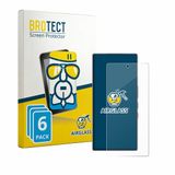 BROTECT Screenprotector 6 Stuks voor ZTE Nubia Red Magic 11S Pro Beschermglas Transparant