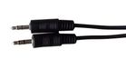 MicroConnect AUDLL10 audiokabel, 3,5 mm, 10 m, zwart