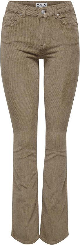 ONLY ONLMARY-GLOBAL MID CORD FLARED PNT - Dames Broek - W34/L32 - Fossil