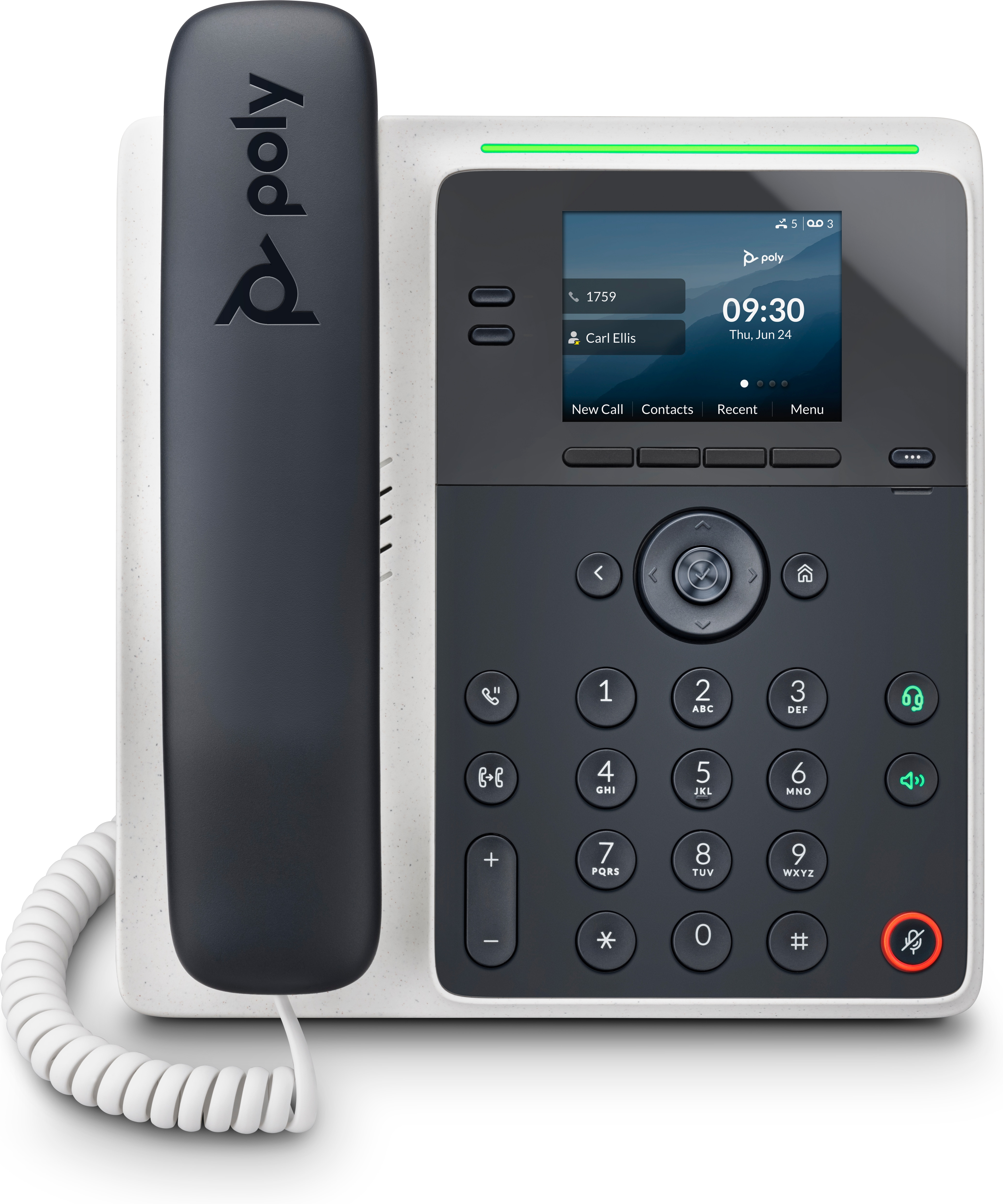 POLY Edge E100 IP-telefoon met PoE-ondersteuning