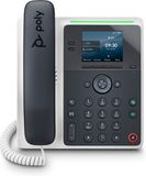 POLY Edge E100 IP Phone - Black - PoE - 2.8" Display