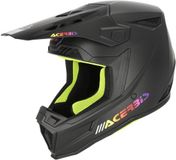 Acerbis Whoops Motocrosshelm - Zwart Matt/groen - Maat M