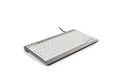 BakkerElkhuizen UltraBoard 950 - Mini USB Keyboard - US International - Wired - Light Grey/White