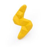 ZippyPaws ZippyTuff+ Lightning Bolt - Duurzaam hondenspeelgoed, kauwspeelgoed voor kleine en middelgrote honden, hoge kwaliteit en duurzaam, perfect voor actief spelen en trainen