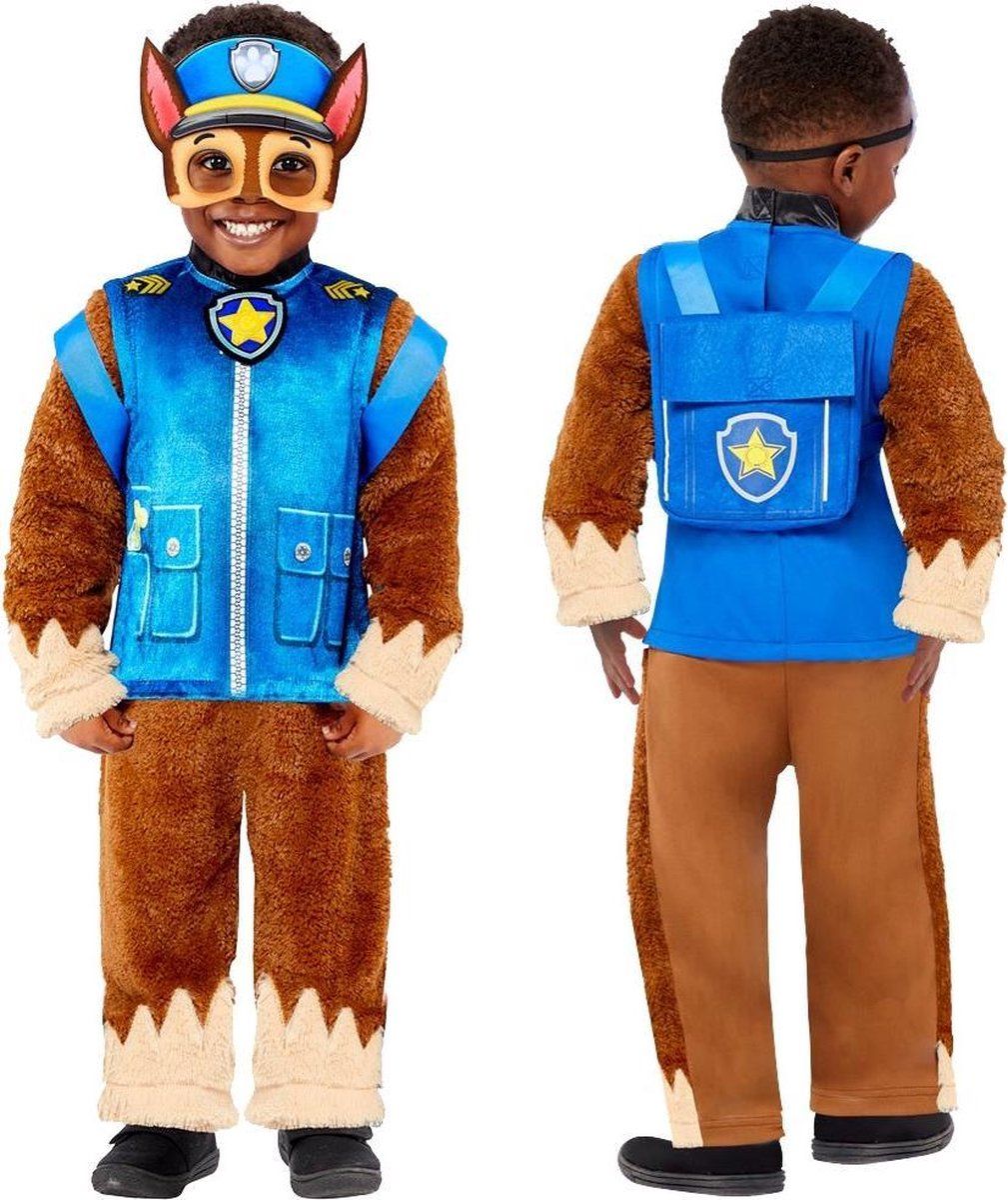 PAW Patrol Luxe Chase Verkleedkleding - Kinderen - Blauw/Bruin - 2021