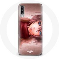 Maniacase Hoesje voor Samsung Galaxy A50 Mikasa Ackerman Aanval van de Titanen Anime Japanse serie