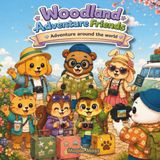 Woodand Adventure Coloring Book: Around the World