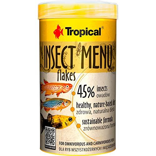 Insect Menu Insect Menu FLAKES 250 ml / 50 g - visvoer in de vorm van vlokken op basis van 3 insecten
