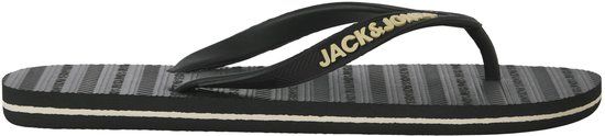 JACK & JONES JFWBASIC FLIP FLOP LN Heren Teenslippers Zwart